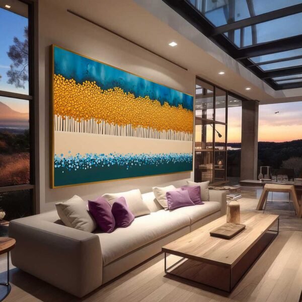 QUADRO MODERNO ABSTRATO EM ARTE DECOR