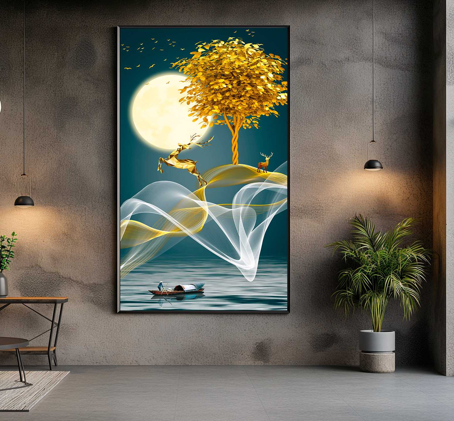 D5 QUADRO ARTE DIGITAL DE DECORAÇAÕ - Imagem 1