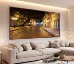 QUADRO RUA BOM JESUS A NOITE - Imagem 3