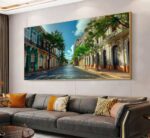 QUADRO UMA  BELA RUA DO RECIFE ANTIGO
