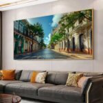 QUADRO UMA  BELA RUA DO RECIFE ANTIGO