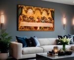 QUADRO SANTA CEIA ARTE DECOR - Imagem 2