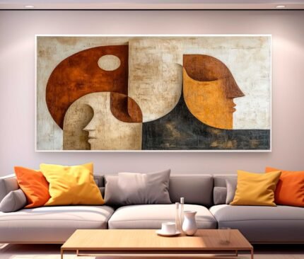 QUADRO ABSTRAO EM ARTE 3D MODERNO