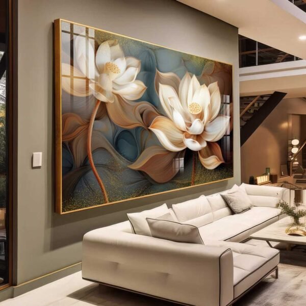QUADRO FLORES EM ABSTRATOS DECOR
