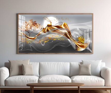 QUADRO ARTE DE DECORAÇÃO ABSTRATO EM 3D DECOR