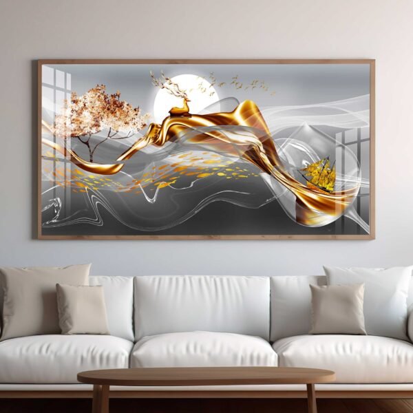 QUADRO ARTE DE DECORAÇÃO ABSTRATO EM 3D DECOR