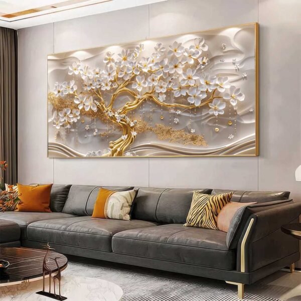 QUADRO EM ARVORE MODERNA EM DOURADOS