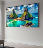 QUADRO EM BELA PAISAGEM AO MAR DE NORONHA - Imagem 2