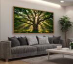 QUADRO EM BELA ÁVORE DA VIDA NATURAL - Imagem 2