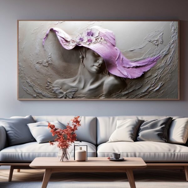 QUADRO EM ARTE 3D MINIMALISTA DECOR