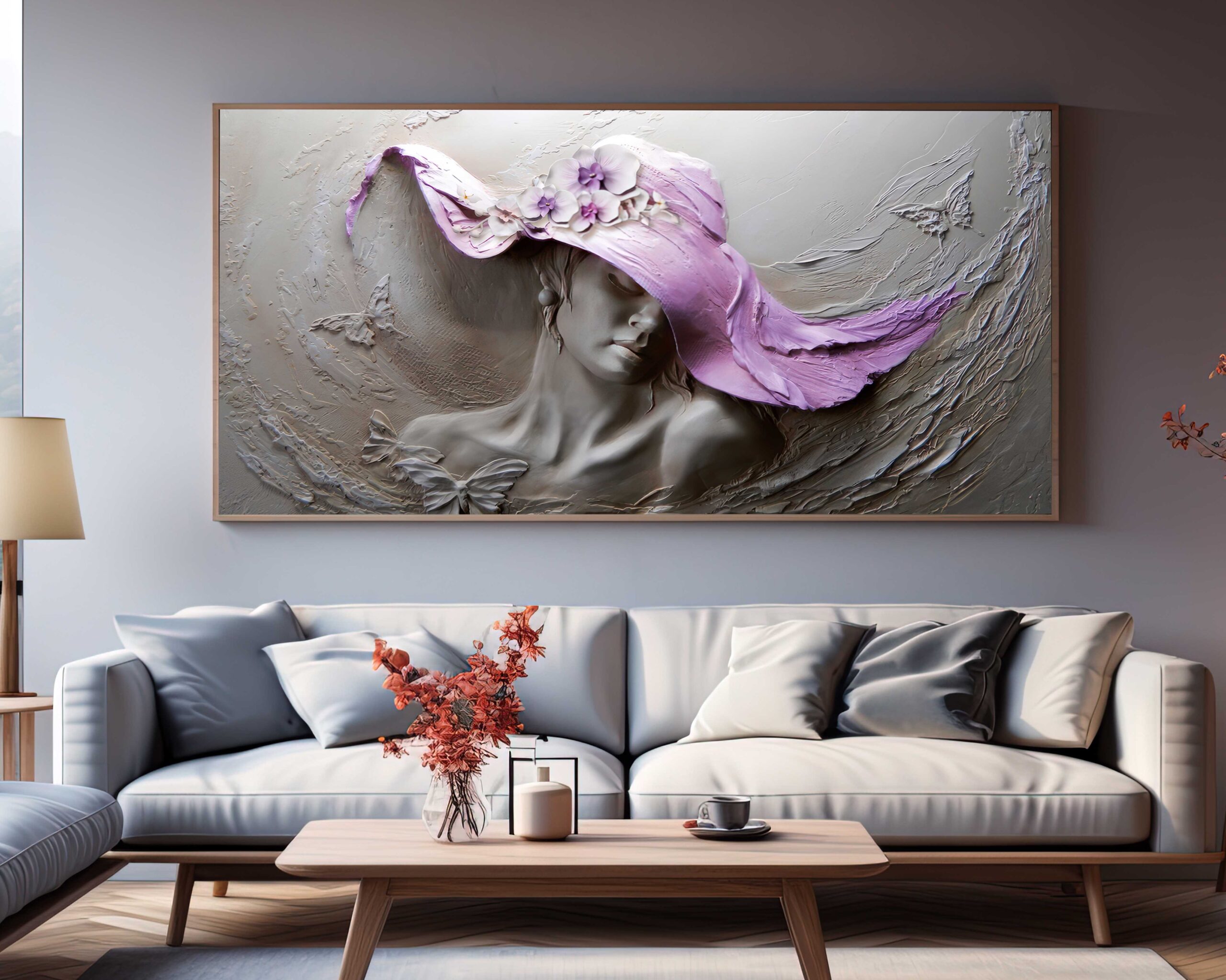D5 QUADRO EM ARTE 3D MINIMALISTA DECOR - Imagem 1
