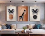 CONJUNTO ARTE MODERNA ILUSTRAÇÃO EM 3D - Imagem 2