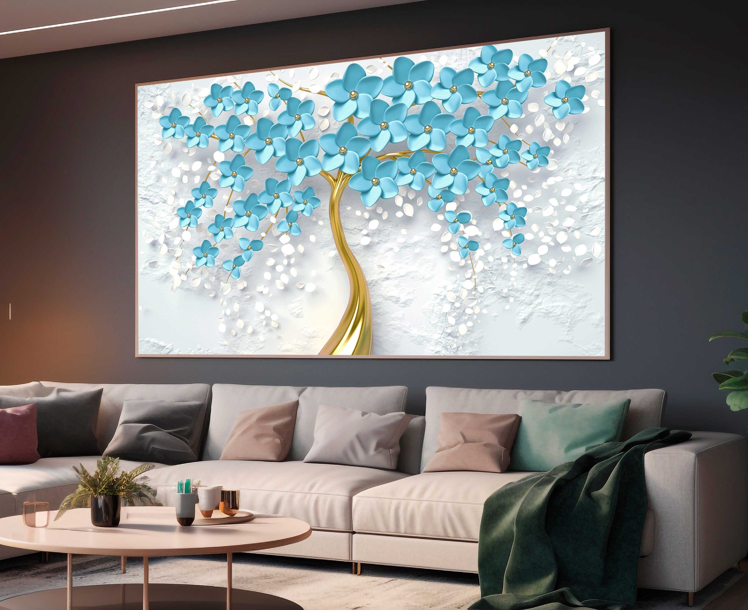 D5 QUADRO A ARVORE EM ARTE DECORAÇÃO - Imagem 1