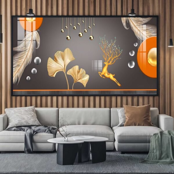 QUADRO EM MODERNA ARTE EM ILUSTRAÇÃO DECOR