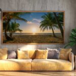 QUADRO UM PERFEITO POR DO SOL