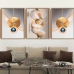 CONJUNTO  DOURADO DECOR