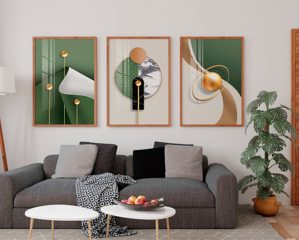 D6 CONJUNTO ARTE ELEGANCIA MODERNO DECOR - Imagem 1