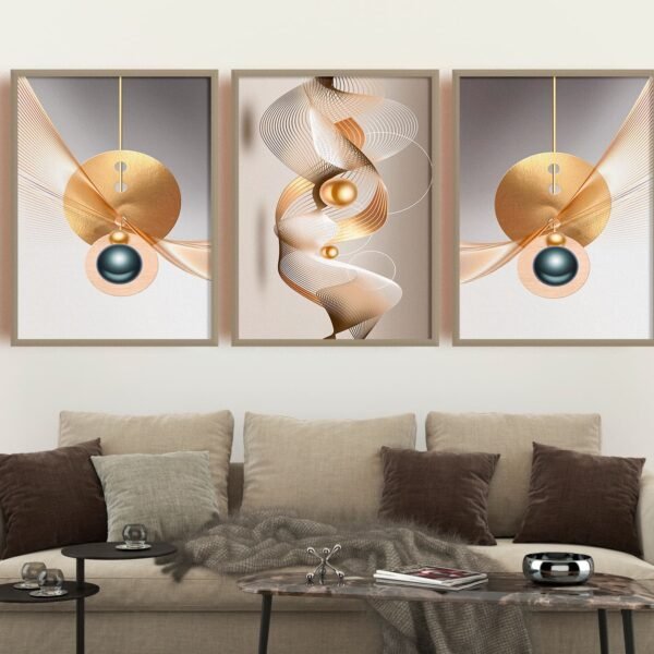 CONJUNTO DOURADO DECOR