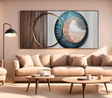 QUADRO ARTE DECOR GEOMETRICO MODERNO