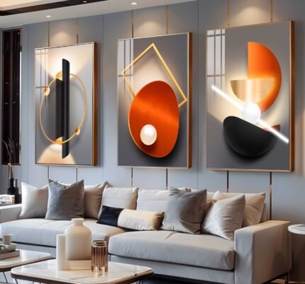 CONJUNTO ILUSTRAÇÃO MODERNA ARTE DECOR