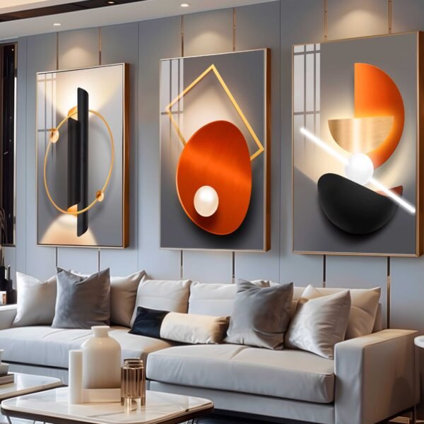 CONJUNTO ILUSTRAÇÃO MODERNA ARTE DECOR