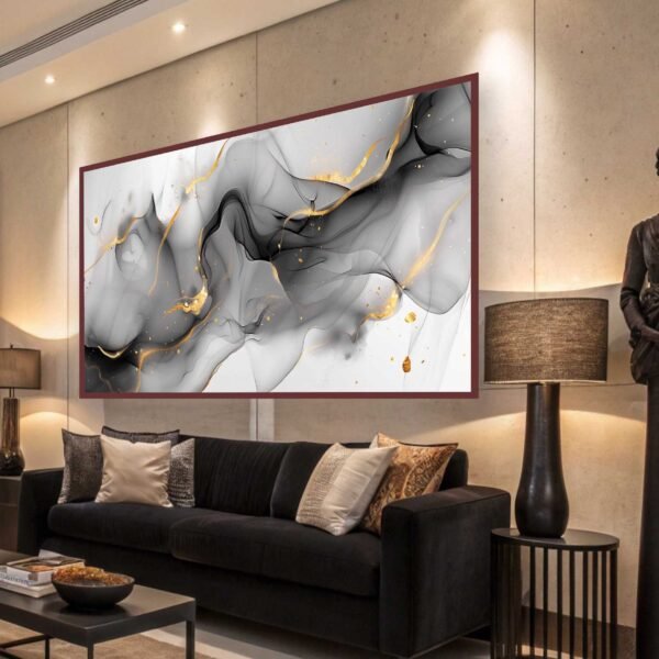 QUADRO EM ARTE ABSTRATA EM PINTURA MODERNA