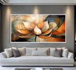 QUADRO EM BELA ILUSTRAÇÃO MODERNA DECOR - Imagem 5
