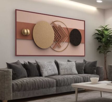 QUADRO EM ILUSTRAÇÃO ARTE MODERNA DECOR