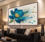 PINTURA EM ABSTRATO COM ARTE ELEGANTE - Imagem 5