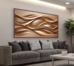 QUADRO EM MODERNA ARTE DE LUXO DECOR - Imagem 5