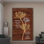 QUADRO BELA ARTE COM FRASE DE MOTIVAÇÃO