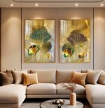 KIT ARTE FLORAL DOURADOS DECOR - Imagem 3