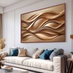QUADRO EM MODERNA ARTE DE LUXO DECOR - Imagem 2