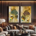KIT ARTE FLORAL DOURADOS DECOR - Imagem 2