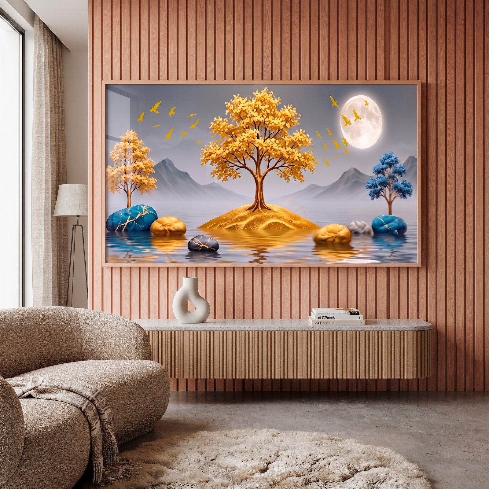 D1 QUADRO COM UMA LINDA PAISAGEM DIGITAL - Imagem 5