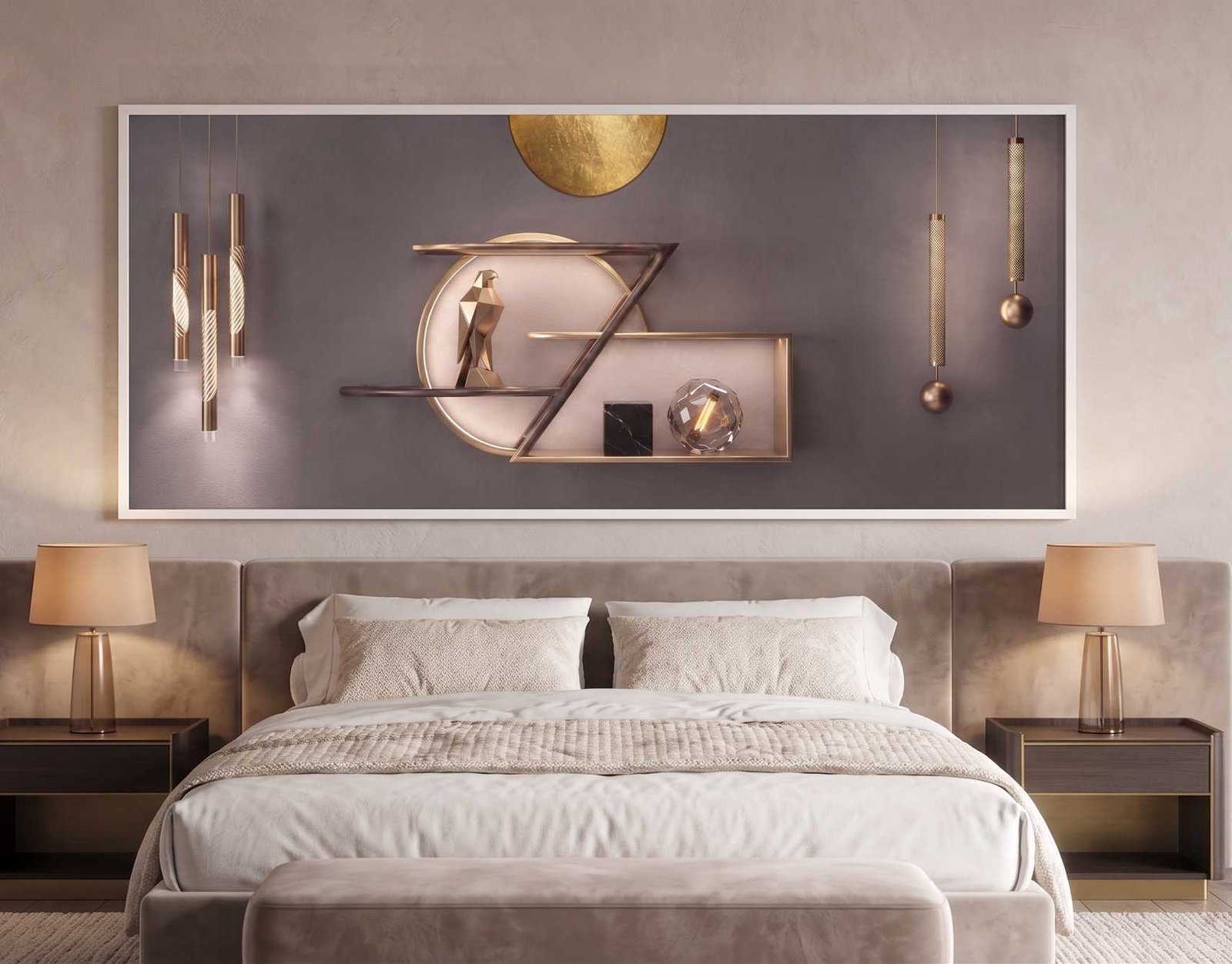 D2 QUADRO ARTE LUXO MODERNO DECOR - Imagem 4