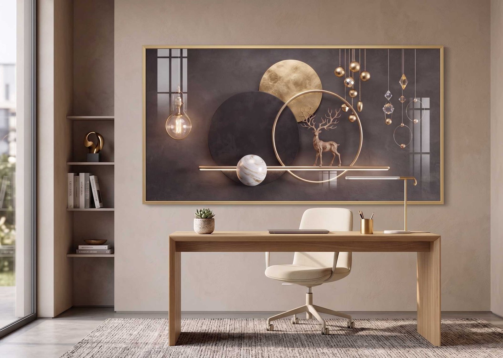 D4 QUADRO DIGITAL ARTE LUXO E ELEGÂNCIA DECOR - Imagem 2