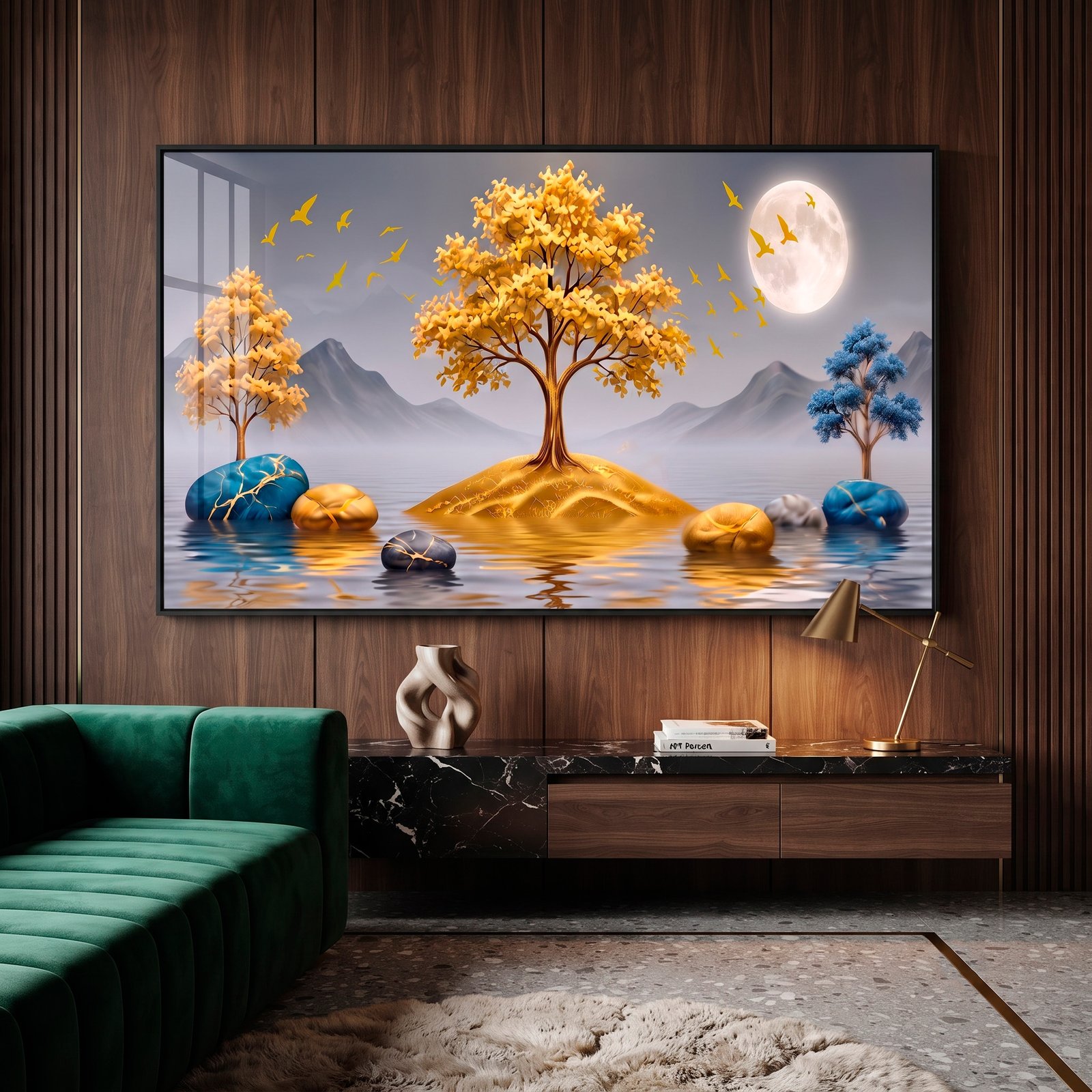 D4 QUADRO COM UMA LINDA PAISAGEM DIGITAL - Imagem 2