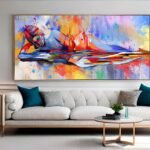 QUADRO BELA ARTE PINTURA ABSTRATA