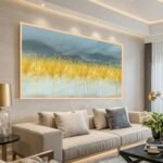ABSTRATO MODERNO EM TONS ELEGANTE - Imagem 5