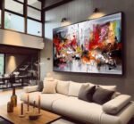 QUADRO ABSTRATO SURREAL - Imagem 5