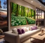 QUADRO PAISAGEM EM LINDA FLORESTA - Imagem 5