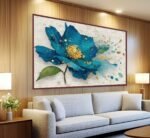PINTURA EM ABSTRATO COM ARTE ELEGANTE - Imagem 5