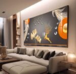 QUADRO EM MODERNA ARTE EM ILUSTRAÇÃO DECOR - Imagem 4