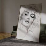 QUADRO ARTE EM DESENHO MINIMALISTA - Imagem 4