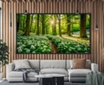 QUADRO PAISAGEM EM LINDA FLORESTA - Imagem 3