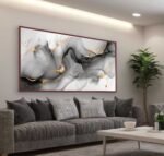 QUADRO EM ARTE ABSTRATA EM PINTURA MODERNA - Imagem 4