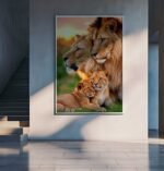 QUADRO VERTICAL  A FAMILIA DO REI LEÃO - Imagem 2