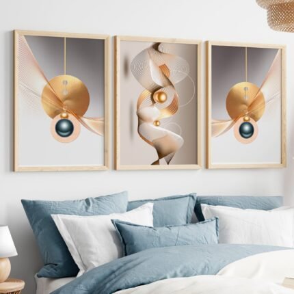 CONJUNTO  DOURADO DECOR