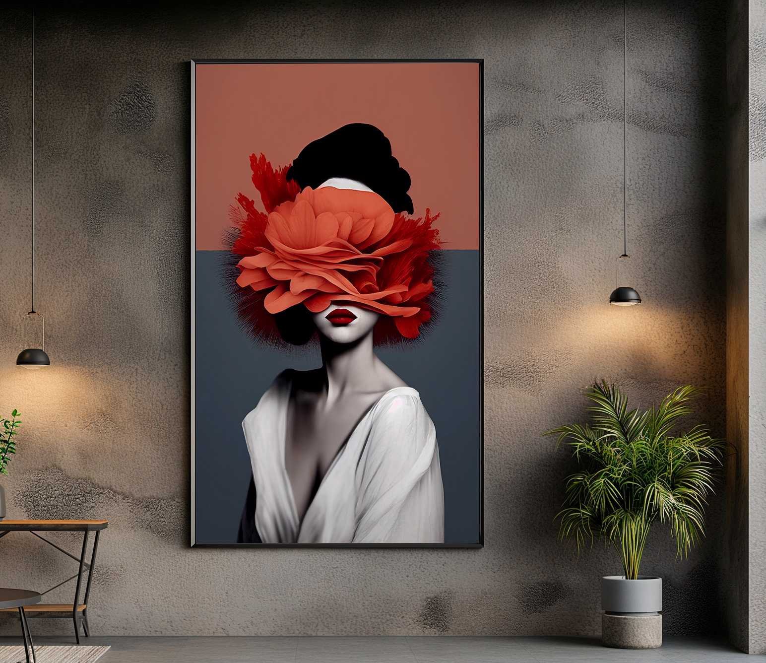 D5 QUADRO MINIMALISTA ARTE DECOR - Imagem 1